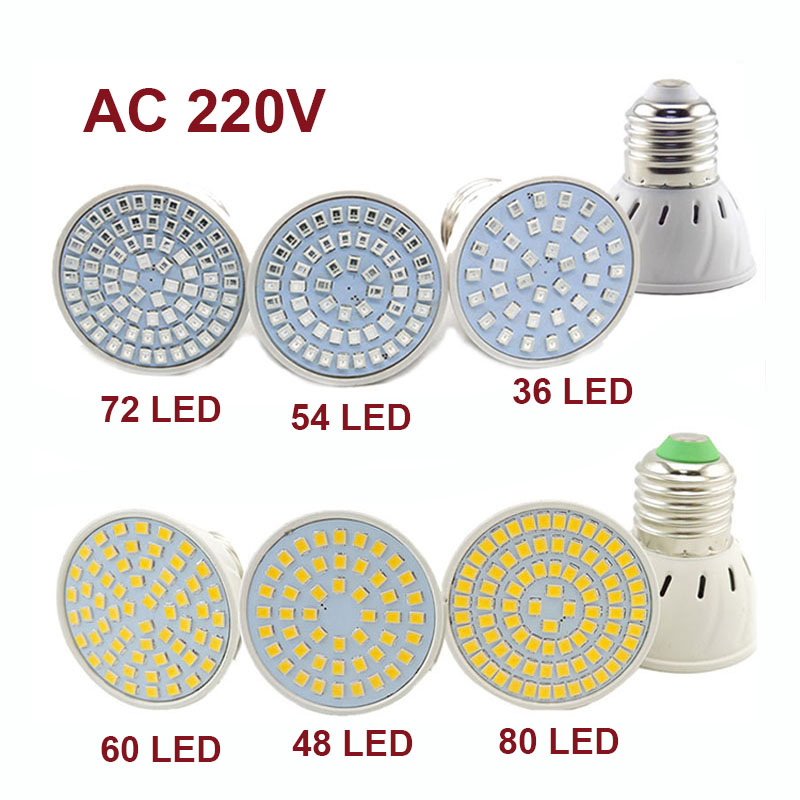 Plant Grow Light Full Spectrum - LED Ampul Bitki Büyütme Lambası E27