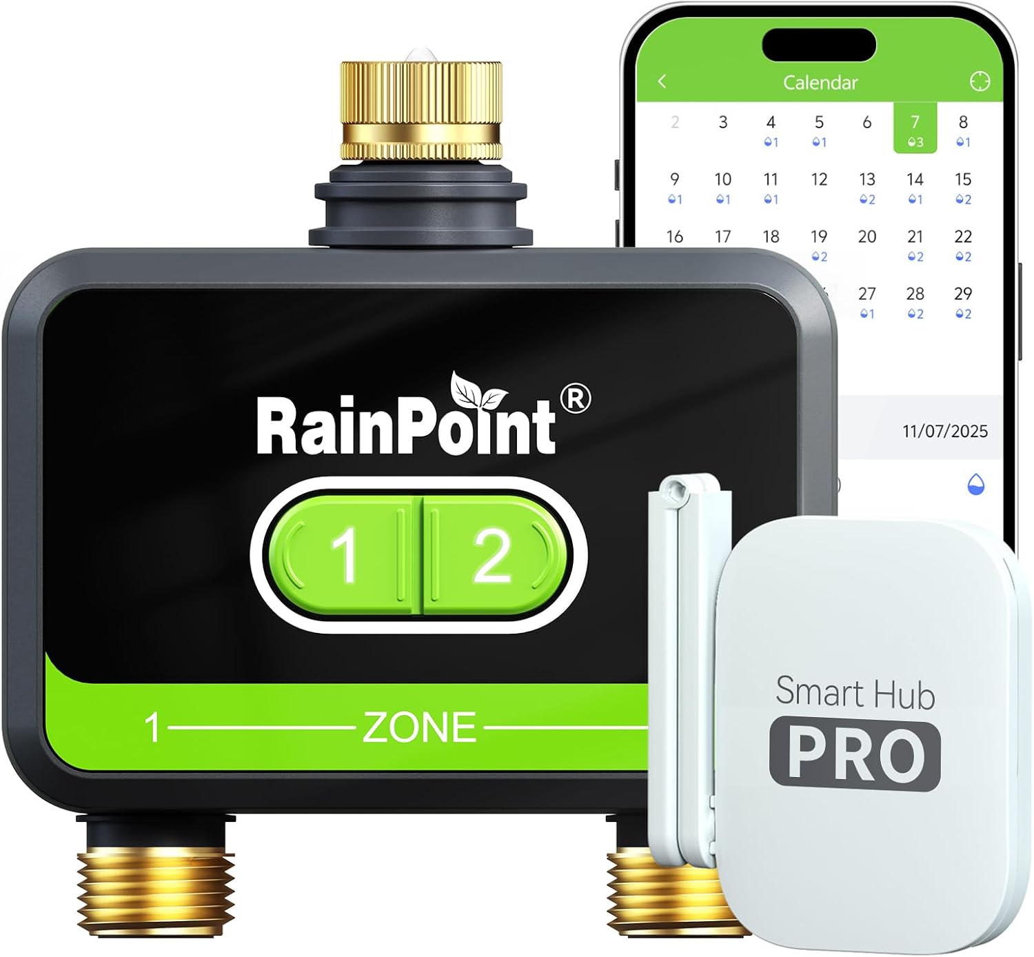 Smart Garden Sprinkler System - Bahçe Hortumu için Pirinç Bağlantılı 2