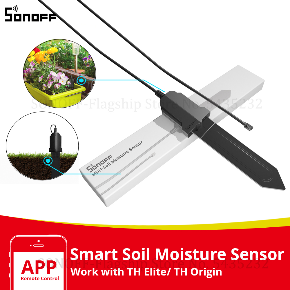 Smart Garden Test - SONOFF MS01 toprak nem sensörü akıllı