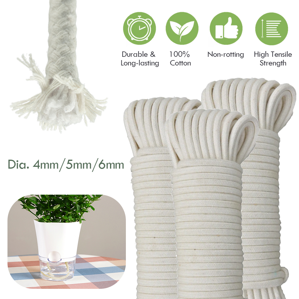 Smart Garden Sprinkler System - 4/5/6mm kendini sulama pamuk fitil kordon