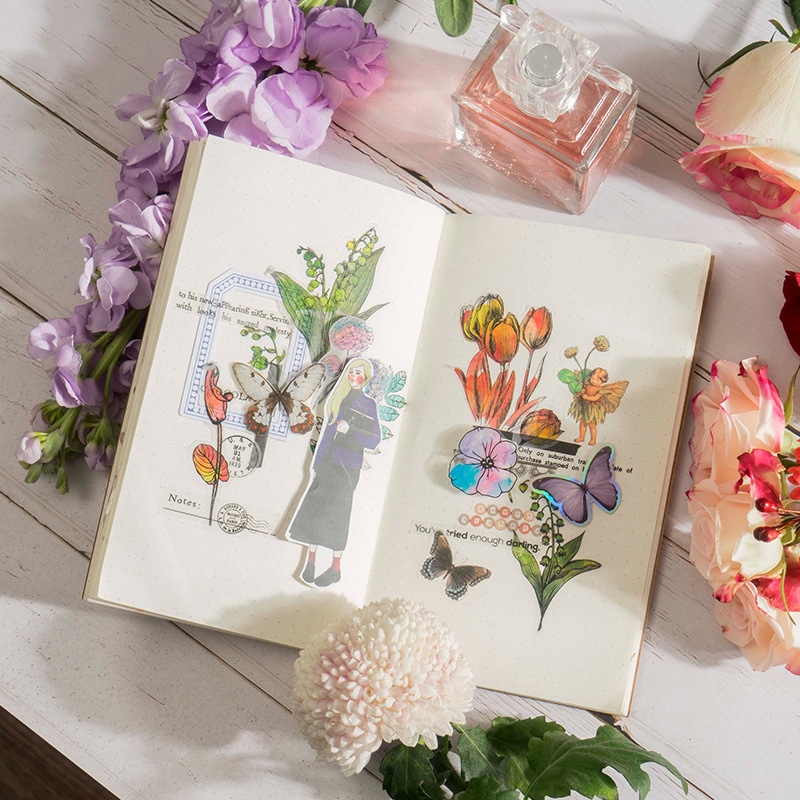 30 adet Kawaii kırtasiye çıkar - Garden Journal Planner incelemesi ve fiyatı