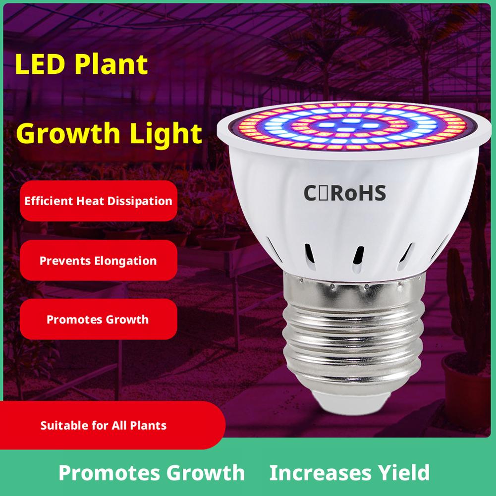 LED Büyüme Ampulü E27 60 80LED - Plant Grow Light Full Spectrum incelemesi ve fiyatı