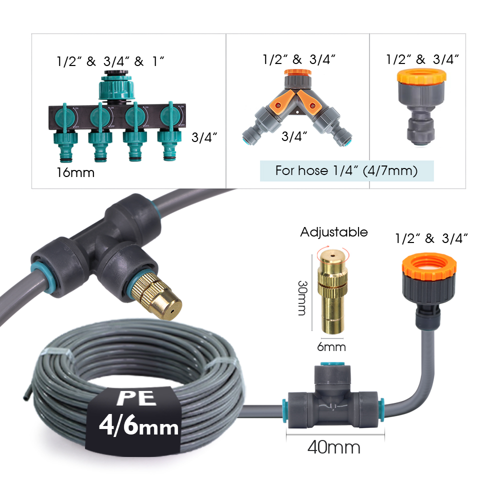 5-30 M 4/6mm Gri Hortum Ayarla - Smart Garden Sprinkler System incelemesi ve fiyatı