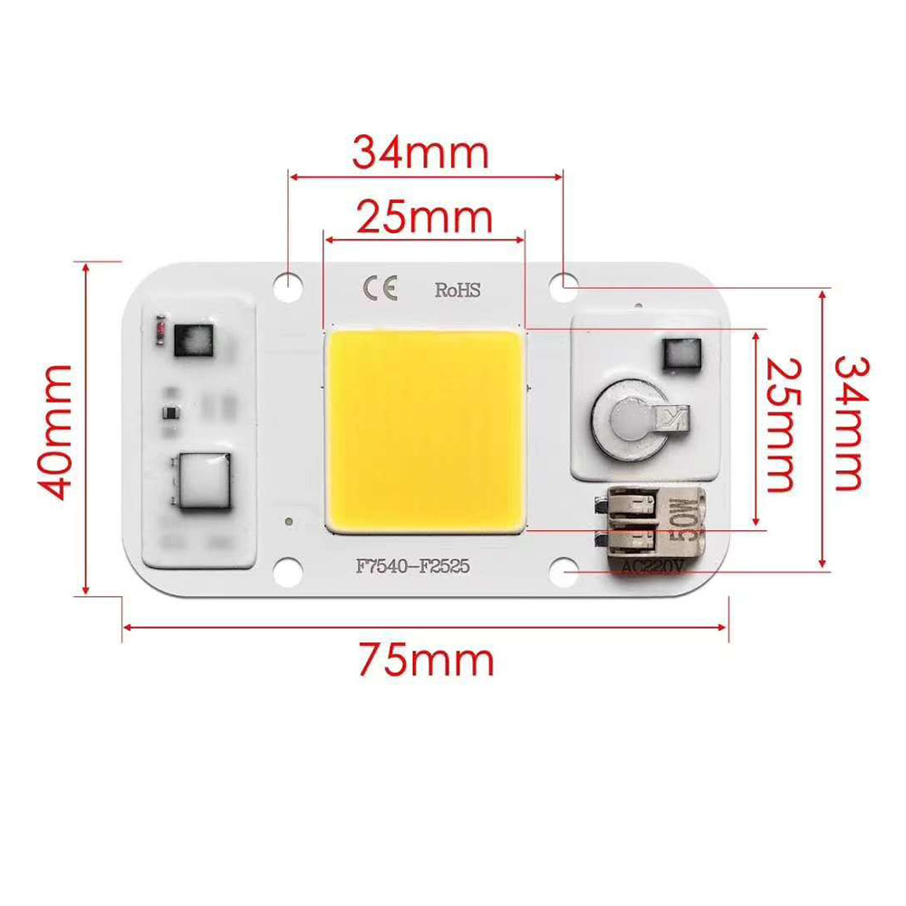 LED COB RGB çip 50W AC220V ger - Plant Grow Light Full Spectrum incelemesi ve fiyatı