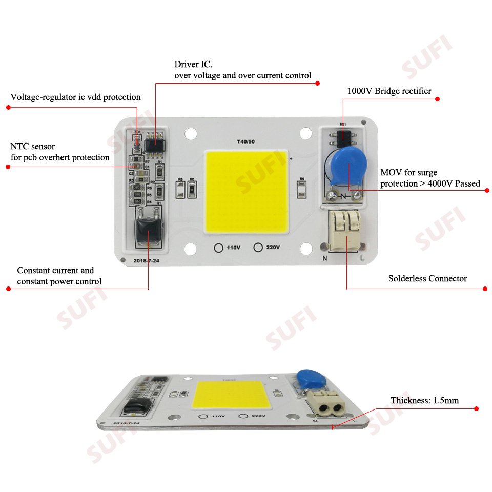Akıllı IC 20W 30W 50W Sıcak Do - Plant Grow Light Full Spectrum incelemesi ve fiyatı