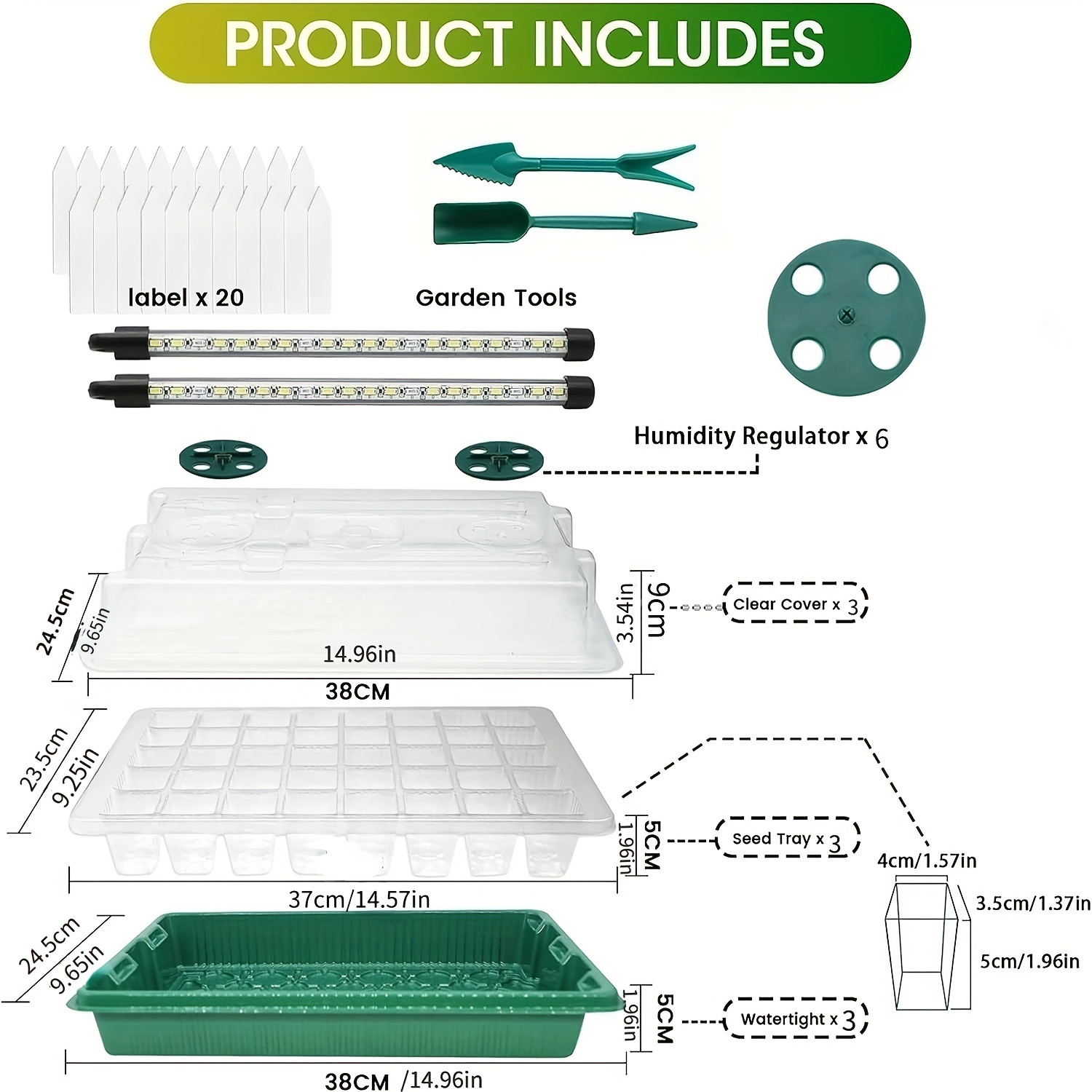 Yüksek Kubbeli Çimlendirme Kit - Smart Gardening incelemesi ve fiyatı