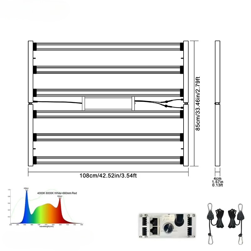 Yüksek Güçlü Ticari LED Bitki  - Plant Grow Light Full Spectrum incelemesi ve fiyatı