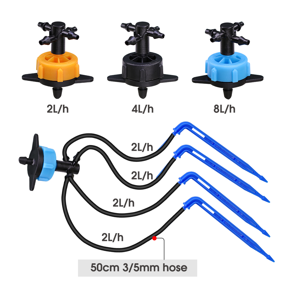 10 takım 2/4/8L/H Viraj Ok Dam - Smart Garden Sprinkler System incelemesi ve fiyatı